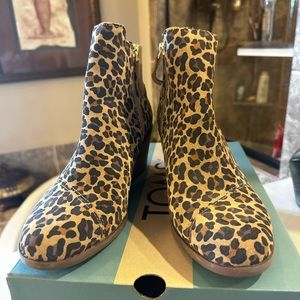 Brand New Leopard Print Tom Brand Women’s Boots